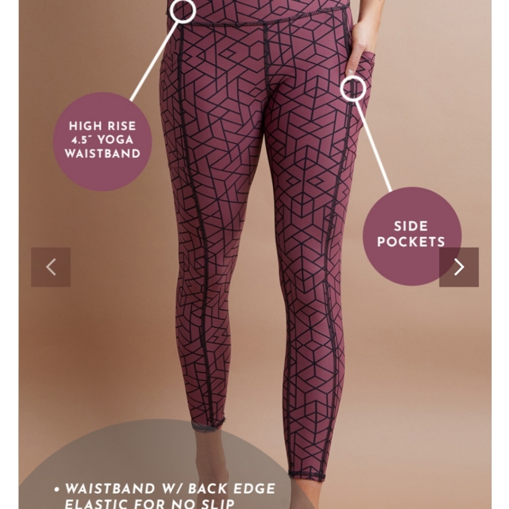 Savvi Geo Leggings Small EUC